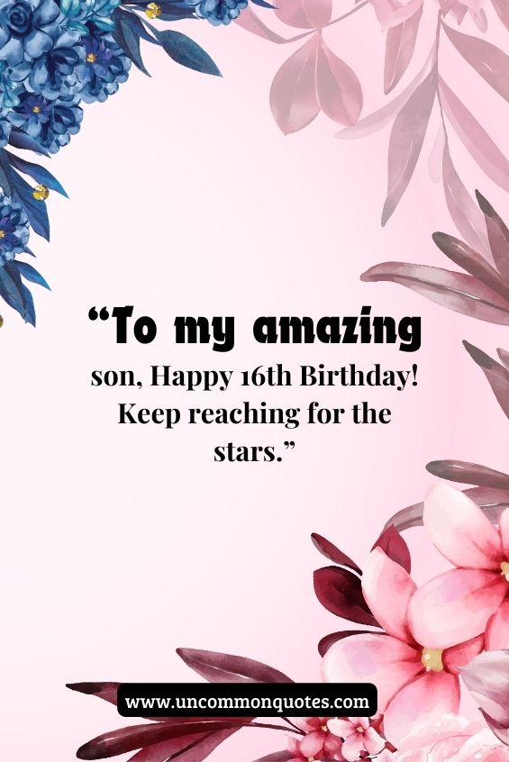 16th birthday wishes for son 6