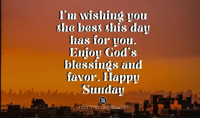 happy sunday wishes to my love