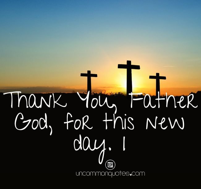 Good Morning Father God