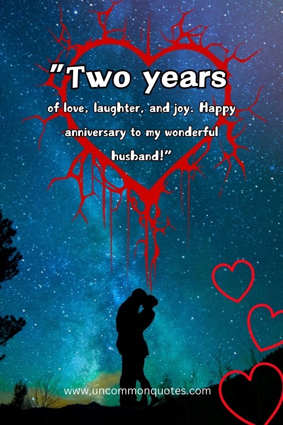 2nd wedding anniversary wishes for husband 10