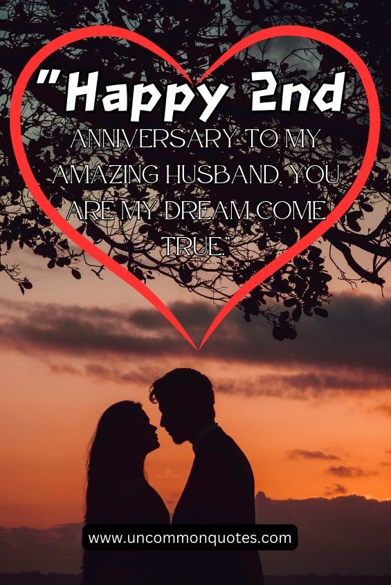 2nd wedding anniversary wishes for husband 6