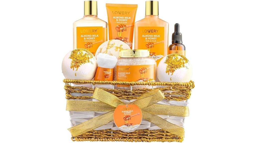 almond milk honey gift set