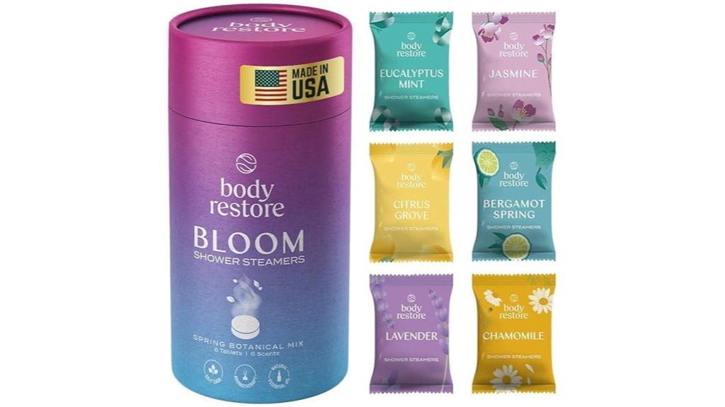 aromatherapy shower steamers pack