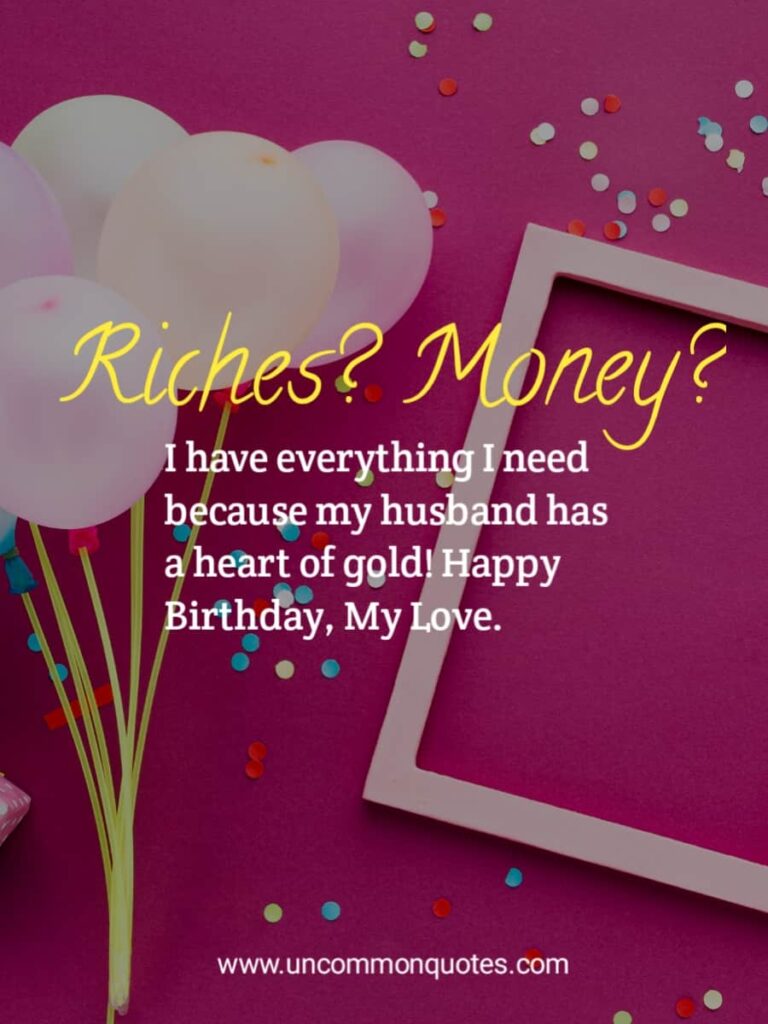 birthday message for husband and father of my child