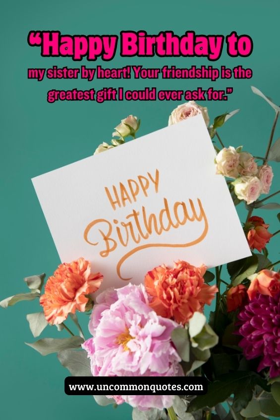 birthday wishes for friend like sister 10