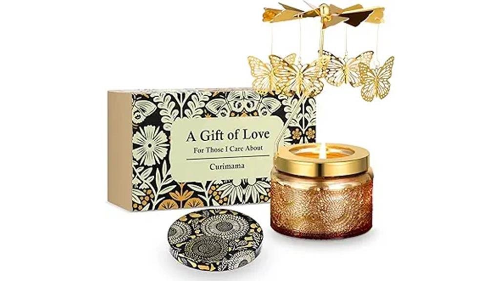 butterfly themed candle gifts