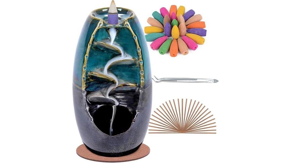 ceramic incense burner set