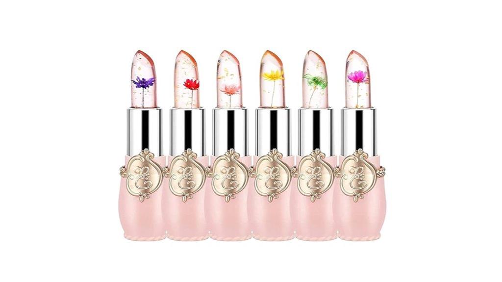 crystal flower jelly lipstick