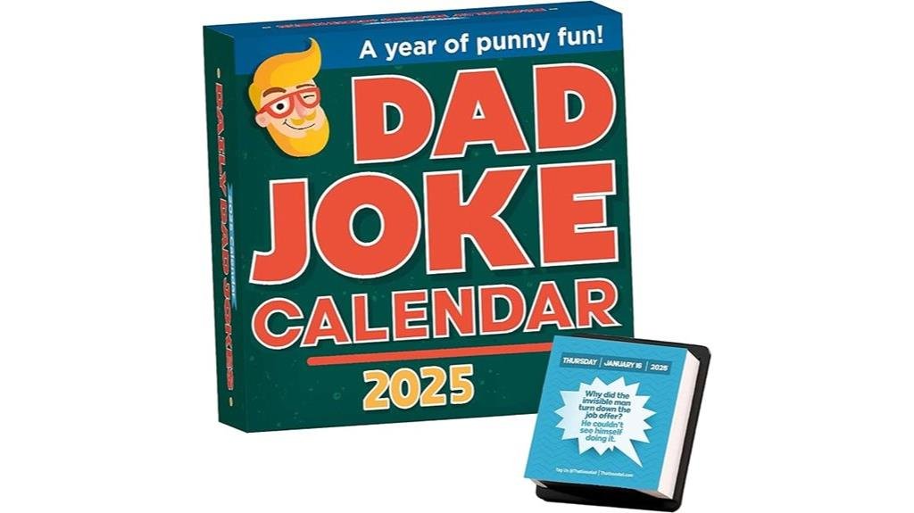 dad joke calendar 2025