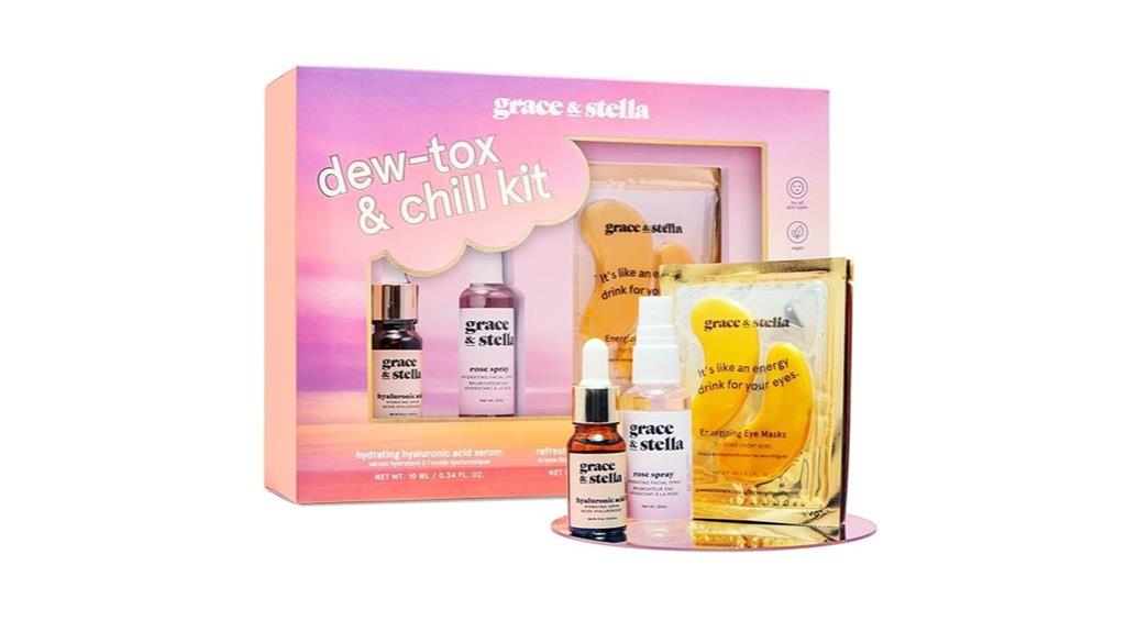 dew tox relaxation gift set