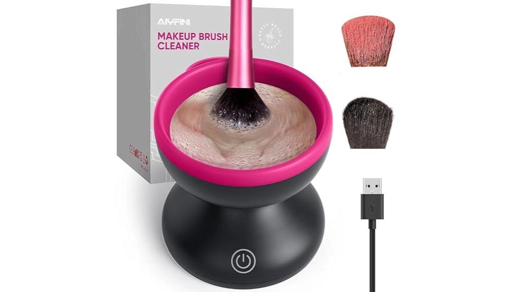 electric makeup brush cleaner