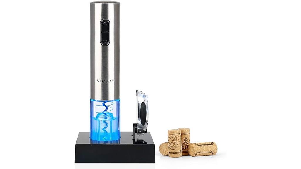 electric wine opener set