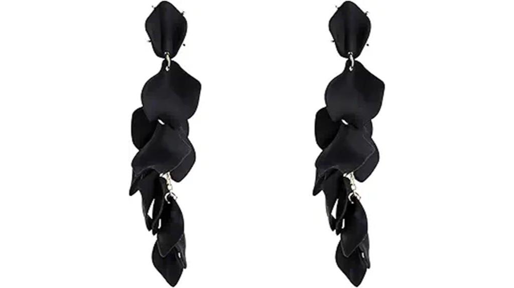 elegant long dangle earrings