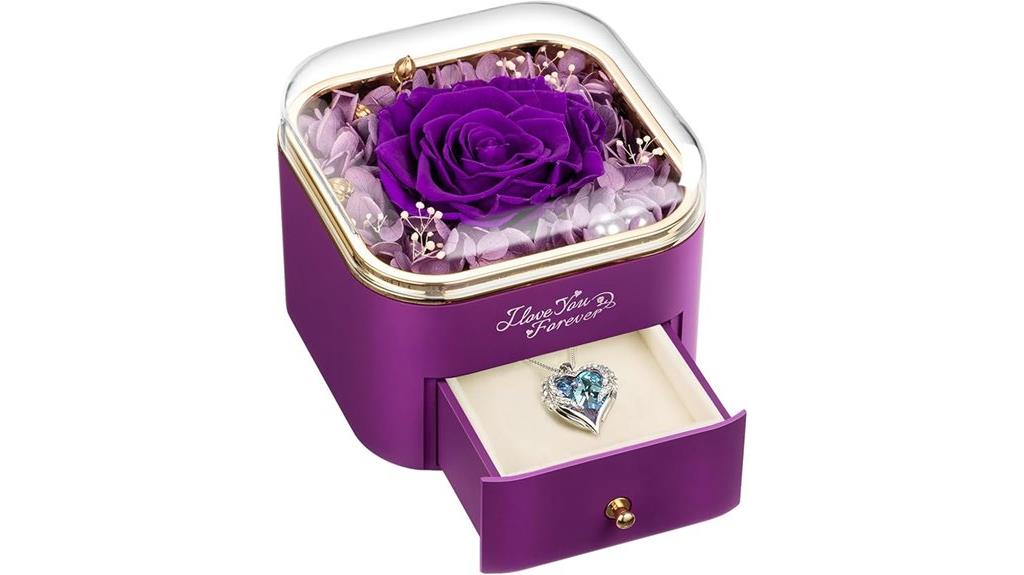 forever purple rose gift