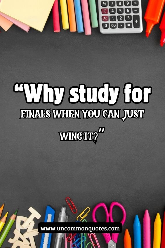 funny quotes on study 5