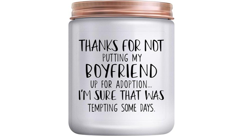 funny lavender candle gift