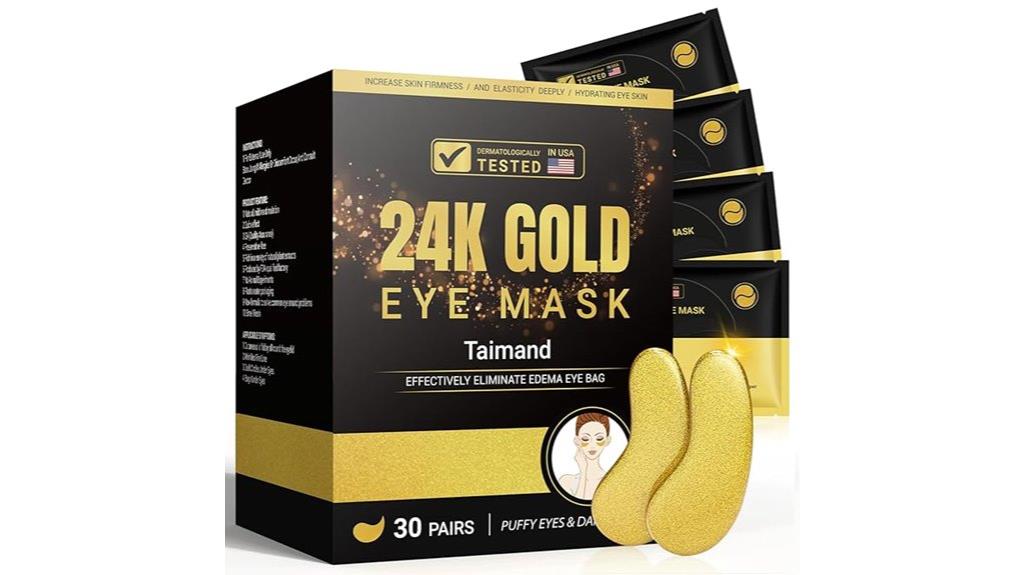 gold under eye patches