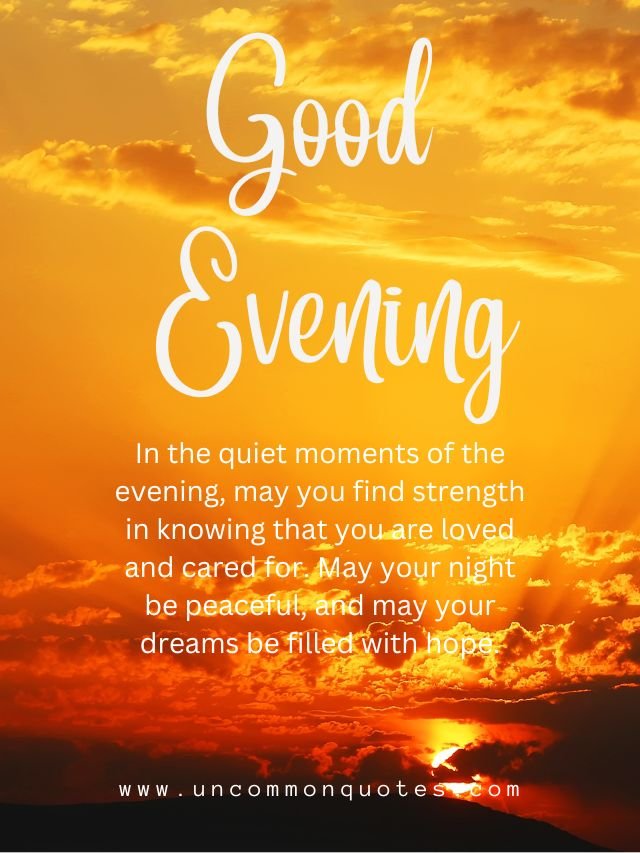 Good Evening Prayer Messages 2024