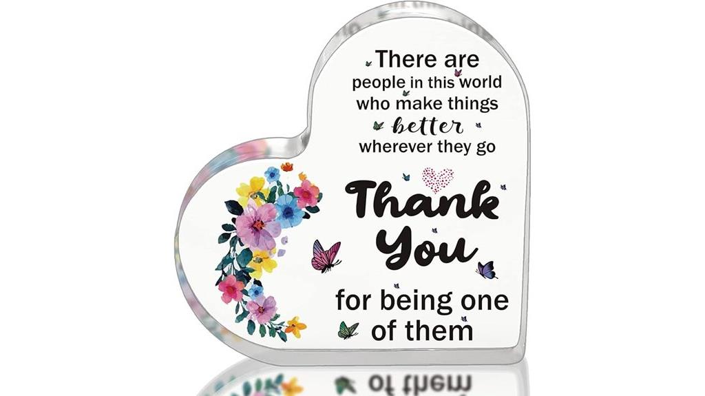 heartfelt acrylic keepsake gift