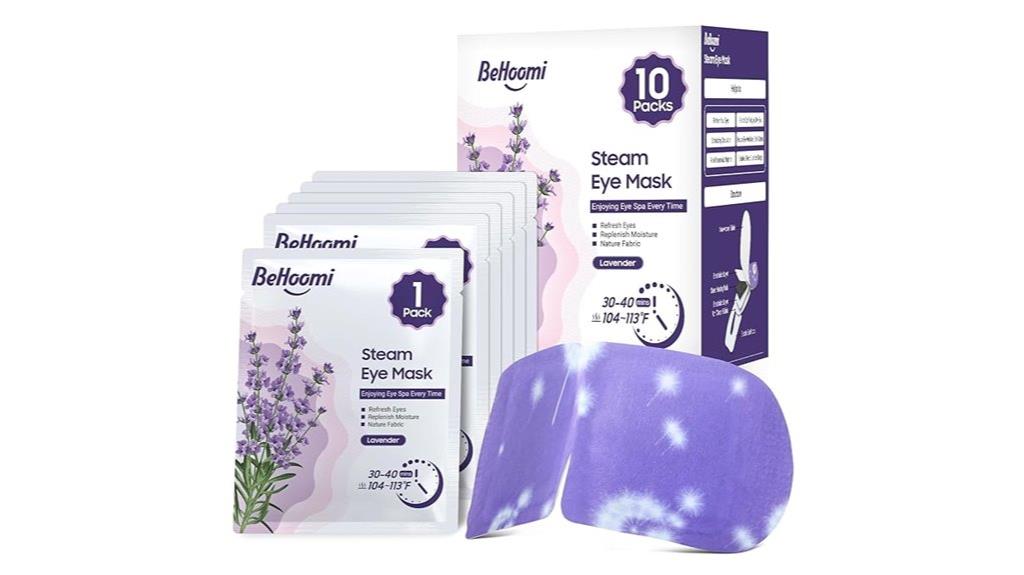 heated eye mask packs