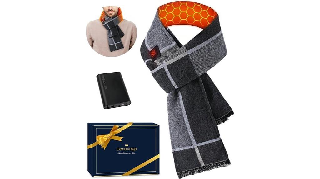 heated graphene scarf unisex