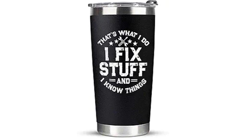 humorous tumbler for dads