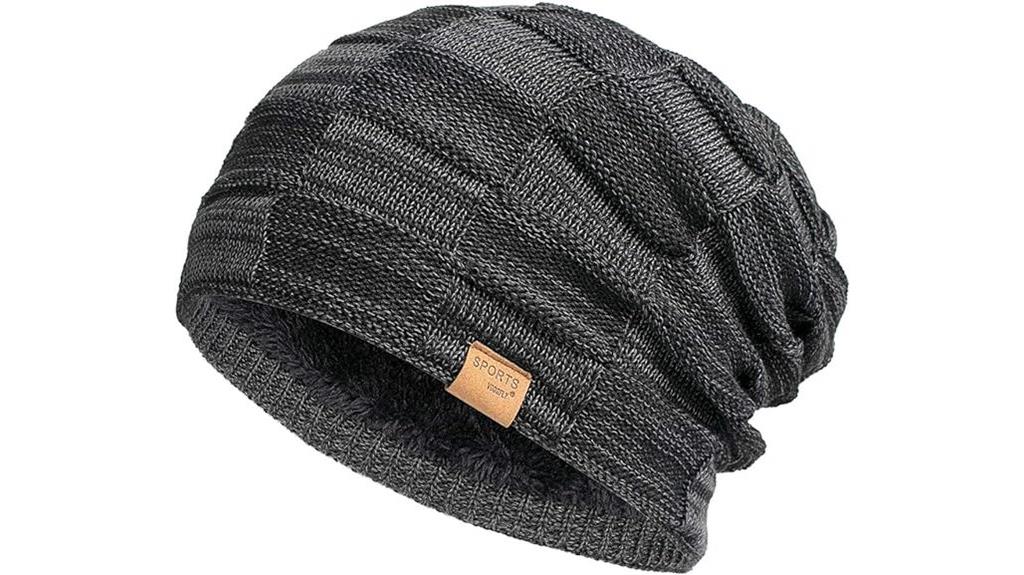 men s slouchy beanie hat