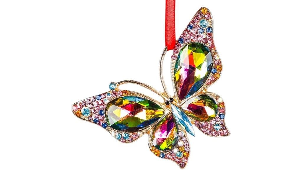 metal butterfly christmas ornaments