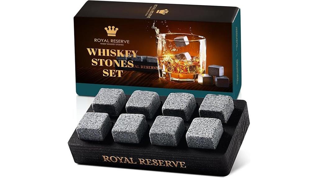 reusable whiskey chilling stones