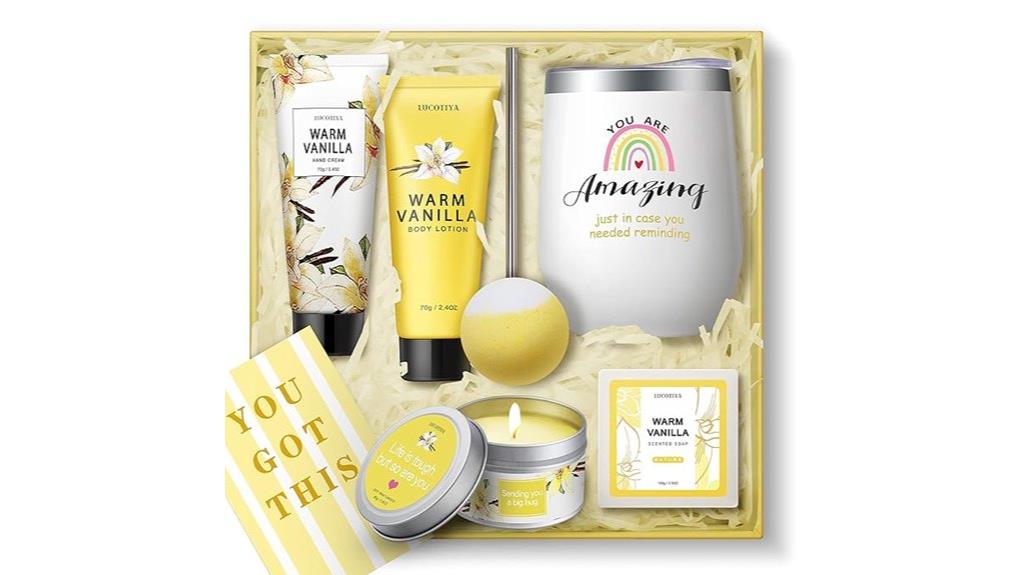 spa gift basket set