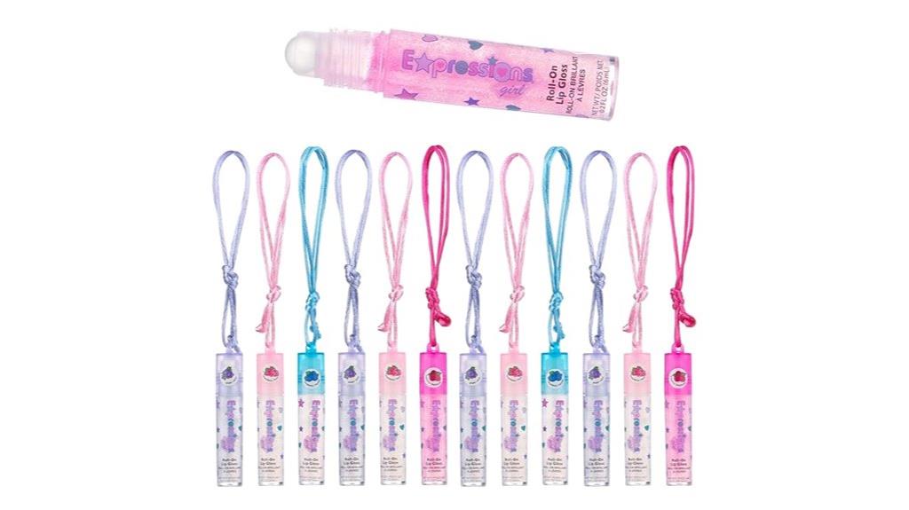 teen girls lip gloss set