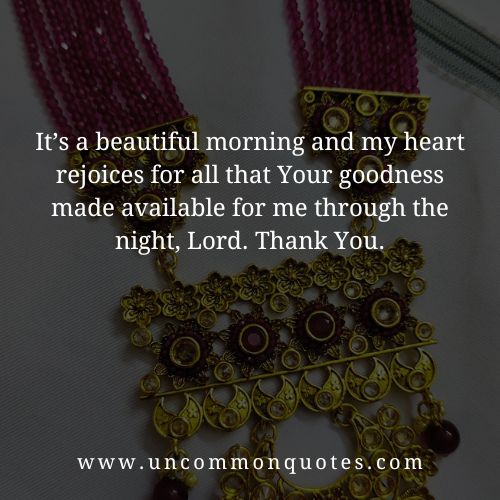 thank you lord for waking me up this morning thank you lord for waking me up this morning