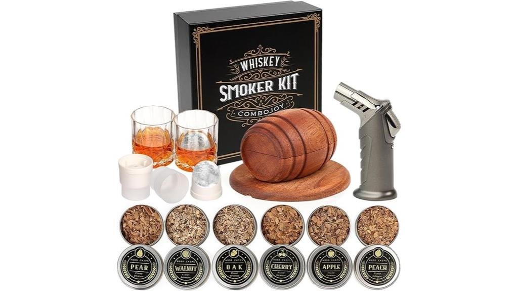 whiskey cocktail smoking kit